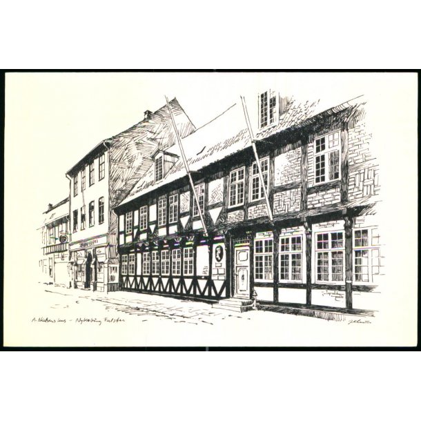 A. Nielsens Hus - Nyk�bing F. - Dansk S�mandskirke u/n - Ubrugt