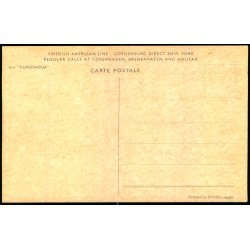 M/S "KUNGSHOLM" - Swedish American Line - u/n - Ubrugt