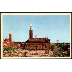 Kbenhavn - Raadhuset  med Palads Hotel - K. Witt-Mller 6700-298