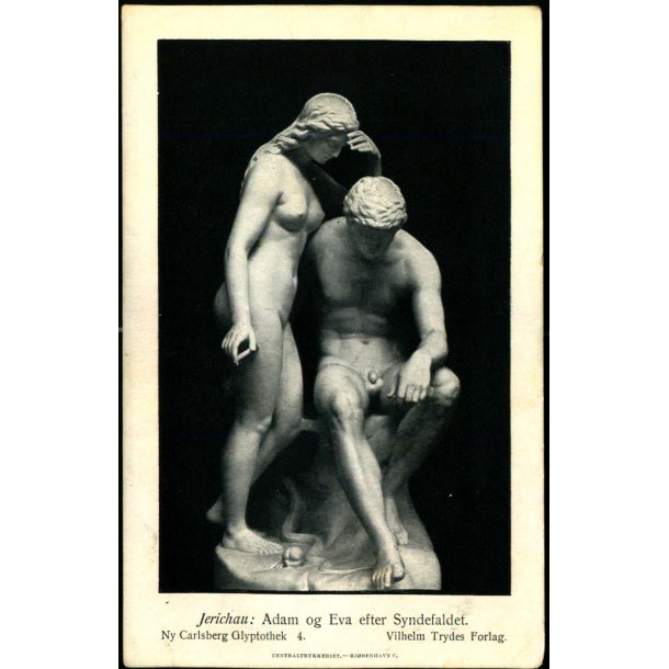 Ny Carlsberg Glyptotek. 4 - Jerichau : Adam og Eva efter Syndefaldet  - Vilhelm Trydes Forlag u/n