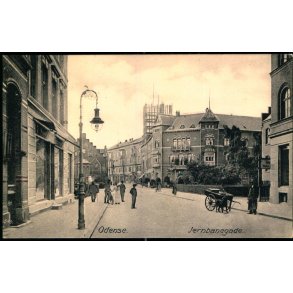 Odense - Jernbanegade - Flensborg Magasinet ved Knud M�ller - u/n - Ubrugt