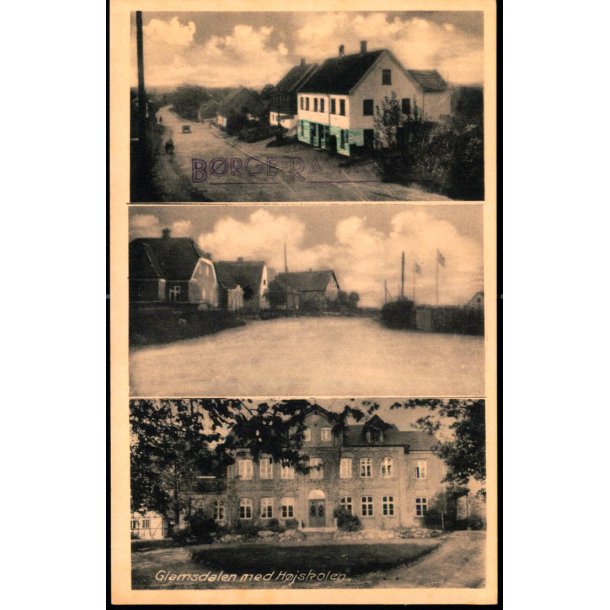 Glamsdalen med H�jskolen - H. Schmidt 6802 - Ubrugt