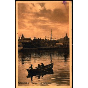 Svendborg - Aften ved Havnen - Stender 20859 - Brugt