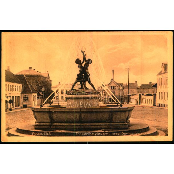 Randers - Frederikspladsen med Springvandet - P.H. 15563 - Ubrugt