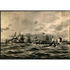 Helsing�r Havn - S�ndre Mole ca. 1880 - Brammers u/n - Ubrugt