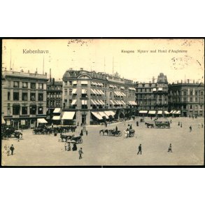Hilsen fra K�benhavn - Kongens Nytorv med Hotel d�ngleterre - B.M. & Co 290