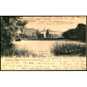 Odense - Aa (i baggrunden Folketeatret) - C. St. 743 - Brugt