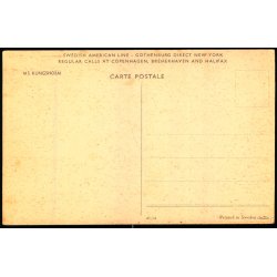 M/S "KUNGSHOLM" - Swedish American Line - u/n - Ubrugt