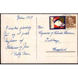 1958 p Postkort