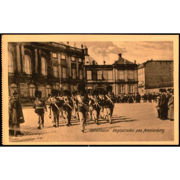 K�benhavn - Vagtparaden paa Amalienborg - Philipson Eneret