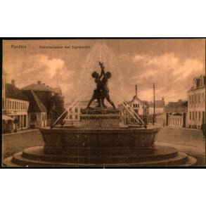 Randers - Frederikspladsen med Springvandet - P.H. 15563 - Ubrugt