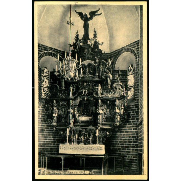 Kalundborg - Kirken - Alteret - Banegaardskiosken 7668 - Ubrugt