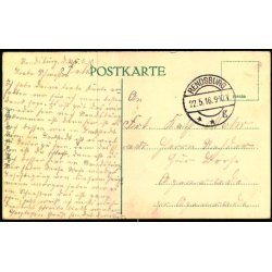 Feldpost - Rensburg   22 -5 -16 - Til  ? ?  - Billedside :  Rendsburg