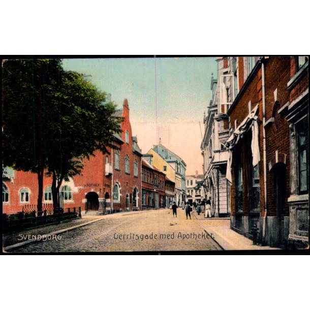 Svendborg - Gerritsgade med Apoteket - Stender 6229 - Brugt