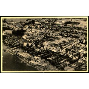 Maribo - Luftfoto - Chr. Bouschingers Bogh. 89875 - Ubrugt