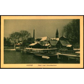 Odense - Aaen med Dampbaadene - Hjalmar Grupes Bogh. u/n - Ubrugt
