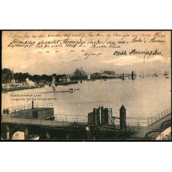 Kbenhavn - Langelinie set fra Orlogsvrftet - Sk.B. &amp; Kf. 3824