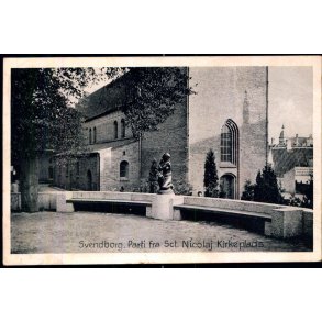 Svendborg - Parti fra Sct. Nicolai Kirkeplads - Stender S. 256 - Brugt