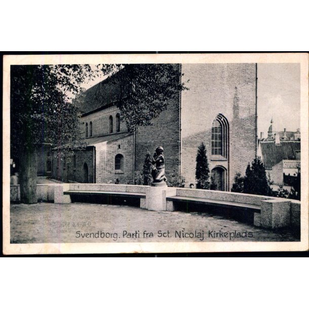 Svendborg - Parti fra Sct. Nicolai Kirkeplads - Stender S. 256 - Brugt