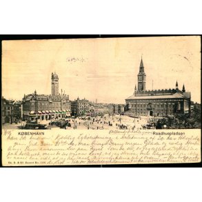 Kbenhavn -  Raadhuspladsen - Sk. B. & Kf. 1106