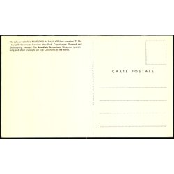 M/S "KUNGSHOLM" - Swedish American Line - u/n - Ubrugt