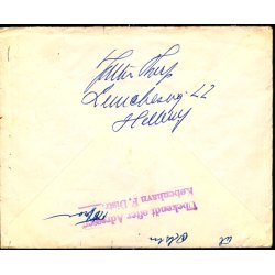 Brev til Frederiksberg Hospital - Ubekendt p Frederiksborg Hospital /Retur afsender 9-6- 60