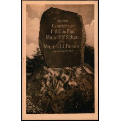 Her faldt P.H.C. du Plat - Major E.F. Schhau og Major S.L.C. Rosen - Chr. Qvist u/n - Ubrugt