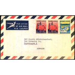 Luftpost Brev fra Syd Afrika - 28 - 11 - 65