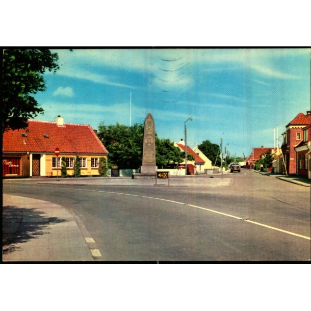 Skagen - Gadekryds ved Mindest�tten - V. Asmussen 125 - Brugt