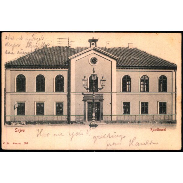 Skive - Raadhuset - C. St. 369 - Brugt