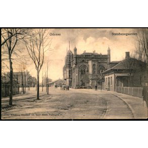 Odense  - Statsbanegaarden - Flensborg Margasinet ved Knud Mller - Vestergade 54 - u/n - Brugt