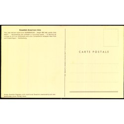 Swedish American Line - KUNGSHOLM - u/n - Ubrugt