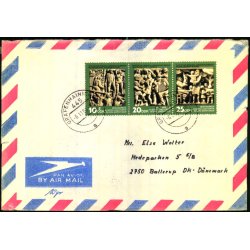 Luftpost Brev fra D.D.R til Danmark 6 - 11 - 80