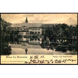 Hilsen fra Marienlyst - Parken med Badehotellet - Bjerregaard 230 - Brugt