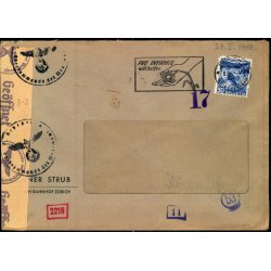 Censurbrev fra Schweiz  28 - 5 - 43 - Til Danmark