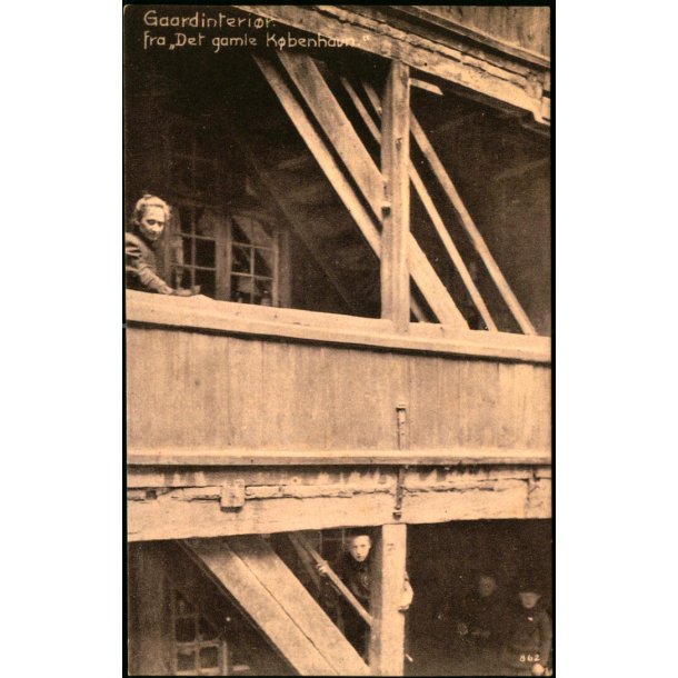 Gaardinterir fra "Det gamle Kbenhavn" - N.K. 862 - Ubrugt