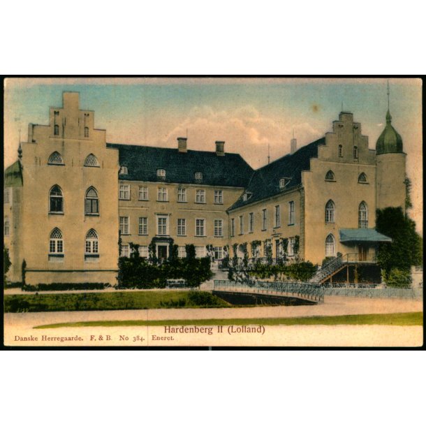 Hardenberg II  (Lolland) - Danske Herregaarde - F.&amp; B. 384 - Brugt
