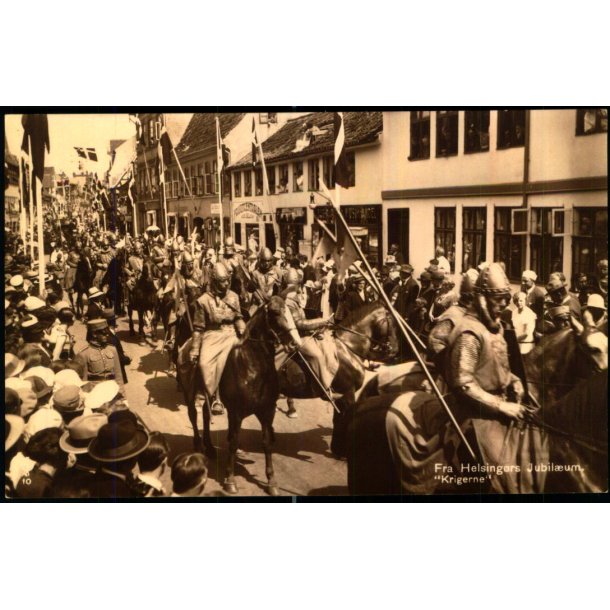 Fra Helsing�rs Jubil�um  "Krigerne" - Chr. Olsen 10 - Ubrugt