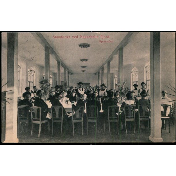 Sanatoriet ved Nakkeb�lle Fjord - Spisesalen - M. Mikkelsen /J.J.N. 2955 - Brugt