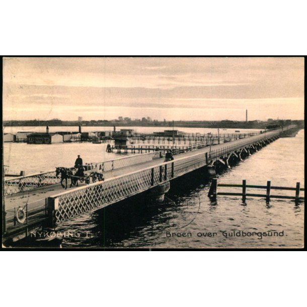 Nyk�bing F. - Broen over Guldborgsund - Stender 12454 - Brugt