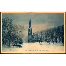 Kbenhavn - Den engelske Kirke ved Vintertid - Stender Eneret