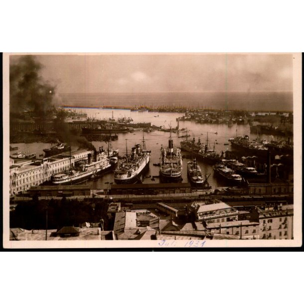 GENOVA - Panorama del Porto  - P. Call 28 - Ubrugt