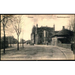 Odense  - Statsbanegaarden - Flensborg Margasinet ved Knud Mller - Vestergade 54 - u/n - Brugt