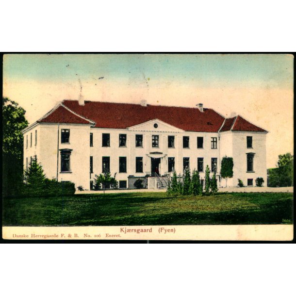 Kj�rsgaard - ( Fyen ) Danske Herregaarde F&B 106 - Brugt
