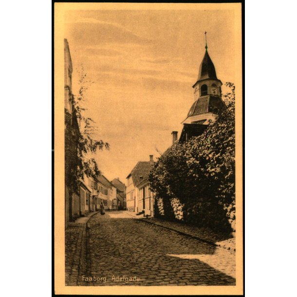 Faaborg - Adelgade - David I. Bagers Bogh. 16848 - Ubrugt