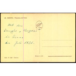 GENOVA - Panorama del Porto  - P. Call 28 - Ubrugt