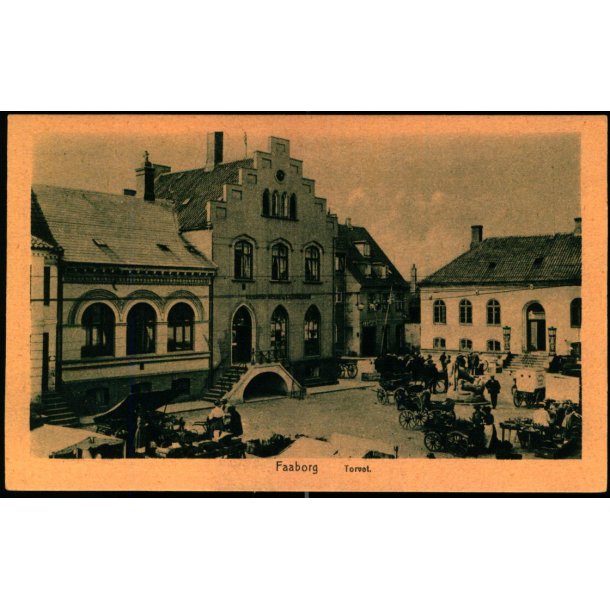 Faaborg - Torvet   -  David J. Bager u/n - Ubrugt