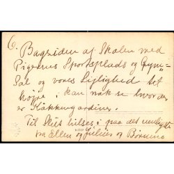 Ollerup - Et kig ind i Skolegaarden - Carl Joh. Zagho u/n - Ubrugt