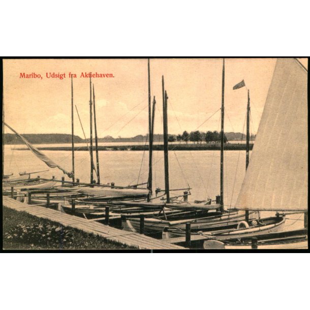 Maribo - Udsigt fra Aktiehaven - W.&amp; M. 578 - Brugt