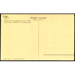 Swedish American Line - T.M.S. KUNGSHOLM - u/n - Ubrugt